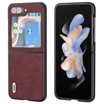 ABEEL Litchi Texture -puhelinkotelo Samsung Galaxy Z Flip5 5G Scratch PU-nahkapäällysteiselle puhelimen suojakuorelle