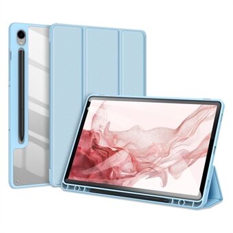 DUX DUCIS TOBY -sarja Samsung Galaxy Tab S9 -PU-nahkainen tablettikotelo Taitettava teline Älykäs suojus kynän pidikkeellä
