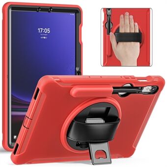 Samsung Galaxy Tab S7 T870 / S8 X700 / S9 X710 -kotelon tietokone + TPU Kickstand Tabletin kansi kynän paikalla varustettuna
