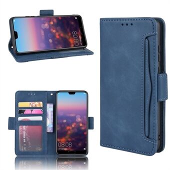 Nahkalompakko Stand Phone Cover multippeliskleroosia korttipaikkaa suojakotelo Huawei P20