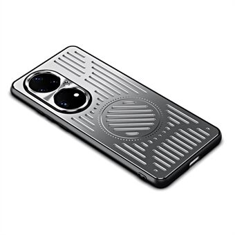 Huawei P50 Pro 4G magneettiselle puhelinkotelolle ontto lämmönpoisto TPU + alumiiniseos takakuori