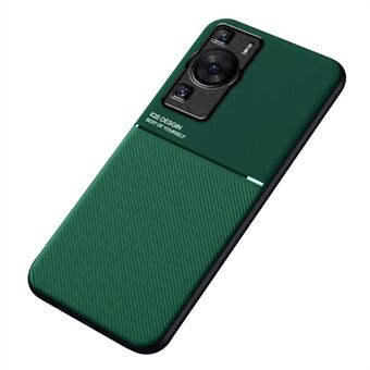 Huawei P60 Linesille painettu putoamaton puhelimen suojus PU-nahka + TPU-kotelo