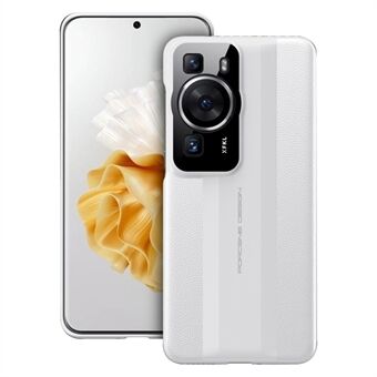 Huawei P60 PU Nahka + Kova PC Cover Anti-Fingerprint -puhelinkotelo