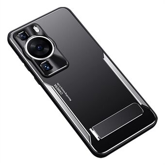Huawei P60:lle kokoontaitettava tukijalusta puhelinkotelo TPU+alumiiniseoksesta valmistettu Scratch kansi