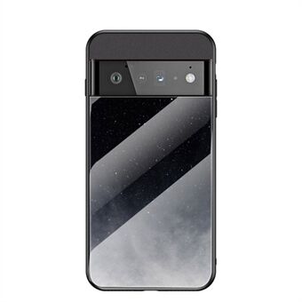 Tähtitaivas kuvioitu muotoilu, karkaistua lasia, sileää iskunsuojaa ja naarmuuntumista estävä suojaava takakansi Google Pixel 6 Pro -puhelimelle.