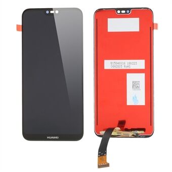 OEM -näytön ja digitoijan vaihtoosa Huawei P20 Lite / Nova 3e - musta