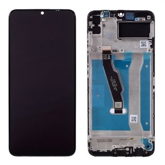 For Honor 9A / Huawei Enjoy 10e / Y6p Grade S LCD-näyttö ja digitoijakokoonpano + kehysosa (ilman logoa)
