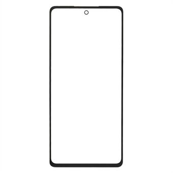Etulasilinssin vaihtokorjausosa (ilman logoa) Samsung Galaxy A52 4G A525 / 5G A526 - musta