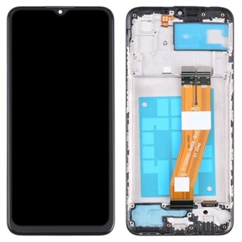 Samsung Galaxy A03 (164,2 x 75,9 x 9,1 mm) A035 Grade C LCD-näyttö ja digitoijan kokoonpano + kehyksen vaihtoosa (ilman logoa)