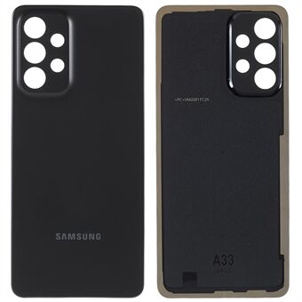 Samsung Galaxy A33 5G OEM muovisen akun takakannen vaihto - musta