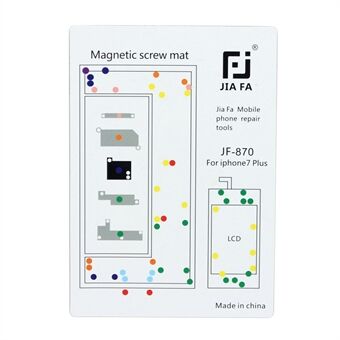 JF-870 magneettinen ruuvimatto matkapuhelimen korjaustyökalu iPhone 7 Plus 5,5 tuumalle