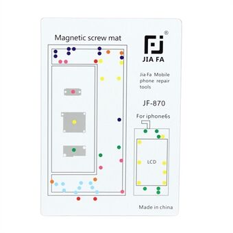 JIAFA JF-870 magneettinen ruuvimatto puhelimen korjaustyökalu iPhone 6s 4,7 tuumalle