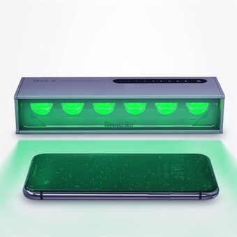 QIANLI iSee 2 pölyntunnistuslamppu LCD-näytölle pölytesti Vihreä UV-kovettuva lamppu