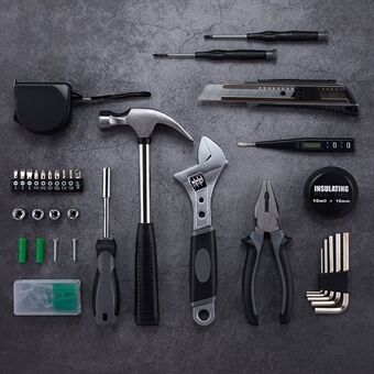 XIAOMI YOUPIN JIUXUN 60 in 1 -työkalusarja kotitalouksien käsityökalu ruuvimeisselillä jakoavaimella työkalupakki