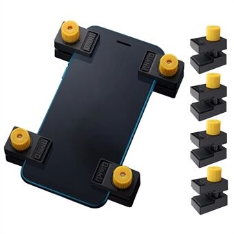 QIANLI 4kpl / setti iClamp Phone Screen Clip 2.0 Yhteensopiva 5 ~ 12mm paksuisten sähkölaitteiden lisävarusteiden kanssa