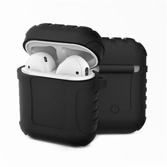 Iskunkestävä silikonisuojus Apple AirPod -laitteille latauskotelolla (2016)