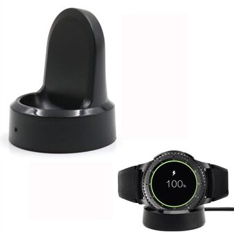 Lataustelakka / laturin pidike USB-kaapelilla Samsung Gear S2 S3 Smart Watchille