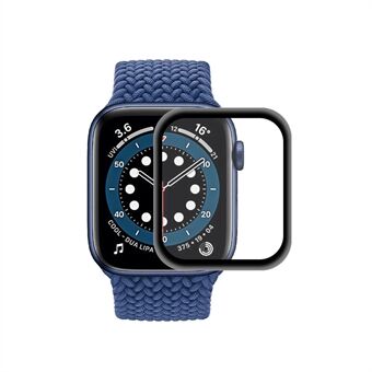 Apple Watch SE / Series 6/5/4 44 mm HAT Prince 0,2 mm 9H täysikokoinen karkaistu lasi näytönsuoja [3D-alumiiniseoksen Edge]