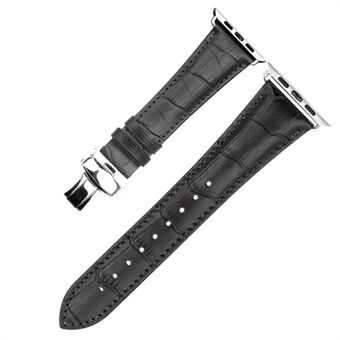 QIALINO-kellot aito nahkainen rannekoru Apple Watch Series 5/4 44mm / Series 3/2/1 42mm