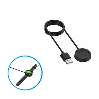USB-magneettinen lataustelakointijohdon laturi Xiaomi Huami Amazfit GTR 42mm 1909 / GTR 47mm 1901 -kellolle - musta