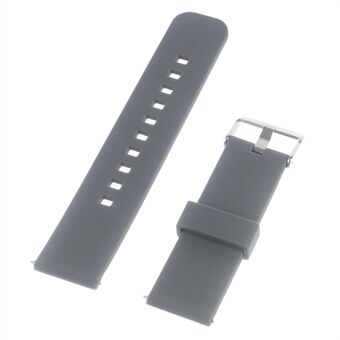 22 mm: n silikonikelloranneke metallilukolla Samsung Gear 2 R380 / Pebble Time / LG G -kellolle W100 W110 / Asus Zenwatch