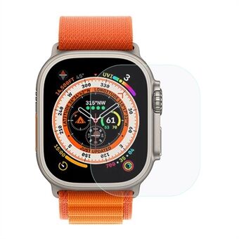 Apple Watch Ultra 49mm karkaistu lasi näytönsuoja 0,3mm HD kirkas räjähdyssuojattu erittäin ohut kalvo