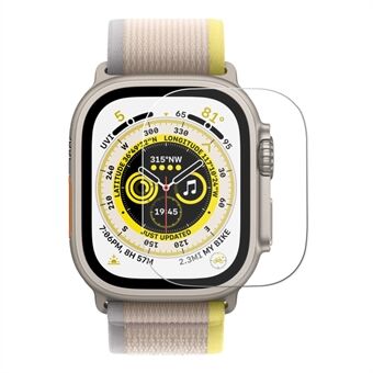 ENKAY HAT Prince Apple Watch Ultra 49mm korkea alumiinipiilasi näytönsuoja Scratch-Proof 0,2mm 9H näytönsuoja HD-näyttökalvo