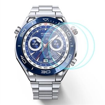 ENKAY HAT- Prince 2PCS HD kirkas näyttökalvo Huawei Watch Ultimatelle, 9H 0,2mm korkea alumiinipii lasisuoja