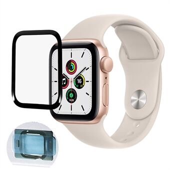Täysi peittävä näytönsuoja Apple Watch Series 7:lle 41mm, Scratch PMMA-kalvo asennustyökalulla