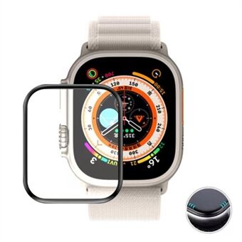 1 kpl Apple Watch Ultra 49mm PET+PPT Film 3D Smartwatch näytönsuojalle