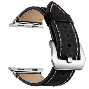 Crazy Horse Iho aitoa nahkaa Smart Band Apple Watch SE / Sarja 6/5/4 44mm / Sarja 3/2/1 42mm