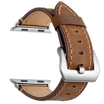 Crazy Horse Aito nahka Päällystetty Smart Kellohihna Apple Watch Series 6 / SE / 5/4 40mm / Sarja 3/2/1 38mm