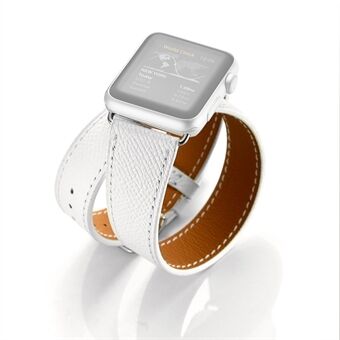 Palmprint Texture aitoa nahkaranneketta Apple Watch Series 6 SE 5 4 44mm / Series 3 2 1 42mm: lle