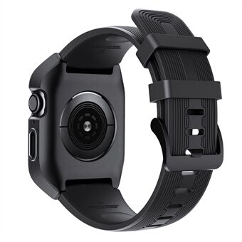 Silikoni- Smart rannehihna kannella Apple Watch Series 3/2/1 42mm: lle