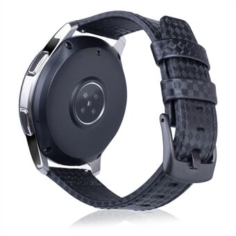 22 mm hiilikuiturakenne PU-nahkainen Smart rannehihna Huawei Watch GT2e / GT2 46mm: lle