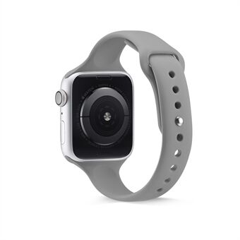 Ohut kapea silikonihihna Apple Watch -sarjaan 3 2 1 38mm / Series 6 SE 5 4 40mm