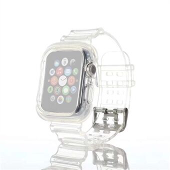 Läpinäkyvä silikoni Smart Kellohihna Apple Watch SE / Sarja 6/5/4 44mm / Sarja 3/2/1 42mm