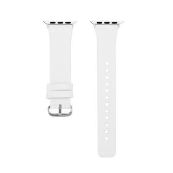 Litchi Texture Top Layer Cowhide Smart Watch Band Apple Watch Series 3/2/1 38mm: lle