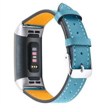 Aitoa nahkaa kääritty Smart Watch -hihna Fitbit Charge 4/3: lle
