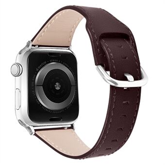 Laadukas aito nahkainen kellonvaihto Apple Watch -sarjaan 1/2/3 38mm / Sarja 4/5/6 / SE 40mm