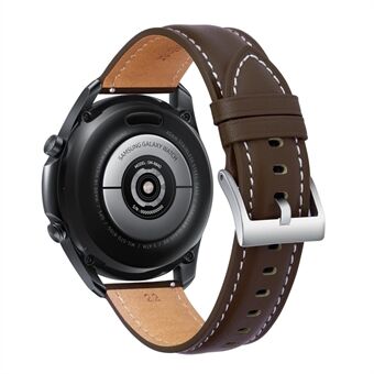 22mm hienot saumat aitoa nahkaa Samsung Galaxy Watch3 45mm: lle jne.