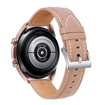20 mm hienot saumat aitoa nahkaa Samsung Galaxy Watch3 41 mm: lle