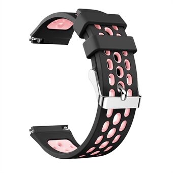 Kaksoisvärinen pehmeä silikonikellohihna Huawei Watch GT 2e: lle