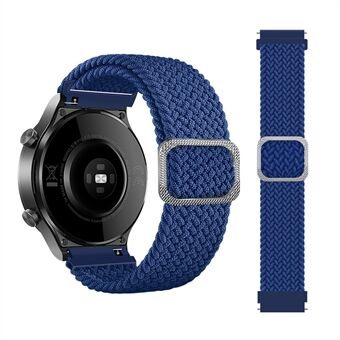 22 mm uuden tyylin punottu köysi säädettävä kellon vaihto Samsung Gear S3 Classic/ S3 Frontier / Galaxy Watch 46 mm