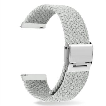 Helposti säädettävä elastinen nailonrannekellon vaihtoranneke 20mm Samsung Galaxy Watch 42mm