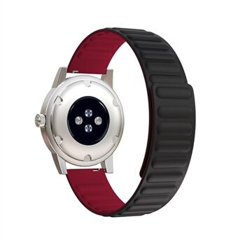 20 mm:n Universal magneettinen absorptio silikonirannekellon hihnan vaihto Samsung Galaxy Watch4 Classic 46mm 42mm / Watch4 44mm 40mm / Gear Sport