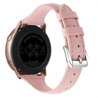 22 mm:n yläkerroksinen lehmännahkainen älykellon ranneke Ohut Smart Samsung Galaxy Watch3:lle 45 mm / Huawei Watch GT 2 Pro