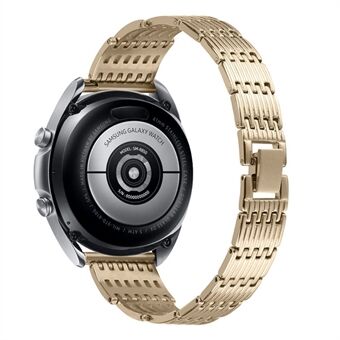 22 mm ontto design tekojalokiviälykellon hihnan vaihtoranne Samsung Galaxy Smart 45 mm / Galaxy Watch 46 mm