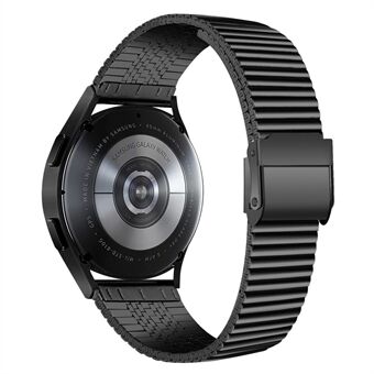 20 mm:n metallinen Smart Watch Rannekoru kaksisolki rannehihna Samsung Galaxy Watch4 40mm / 44mm / Galaxy Watch Active 2 / Galaxy Watch Active / Galaxy Watch 42mm