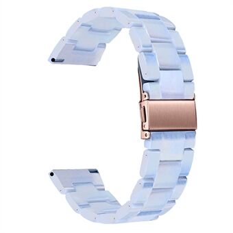 20 mm hartsirannekello Huawei Watch 2 / Watch GT 2 42 mm, ruostumattomasta Steel valmistettu soljen vaihtohihna